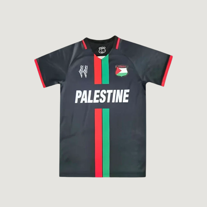 Palestine – Maillot Édition Spéciale 2023-2024 – Noir, Rouge, Vert, Blanc