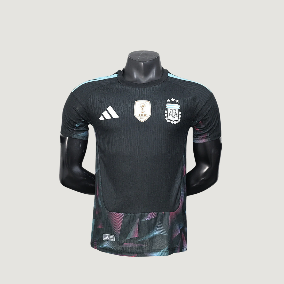 Argentine – Maillot Concept 2026 – Noir, Bleu ciel, Rose
