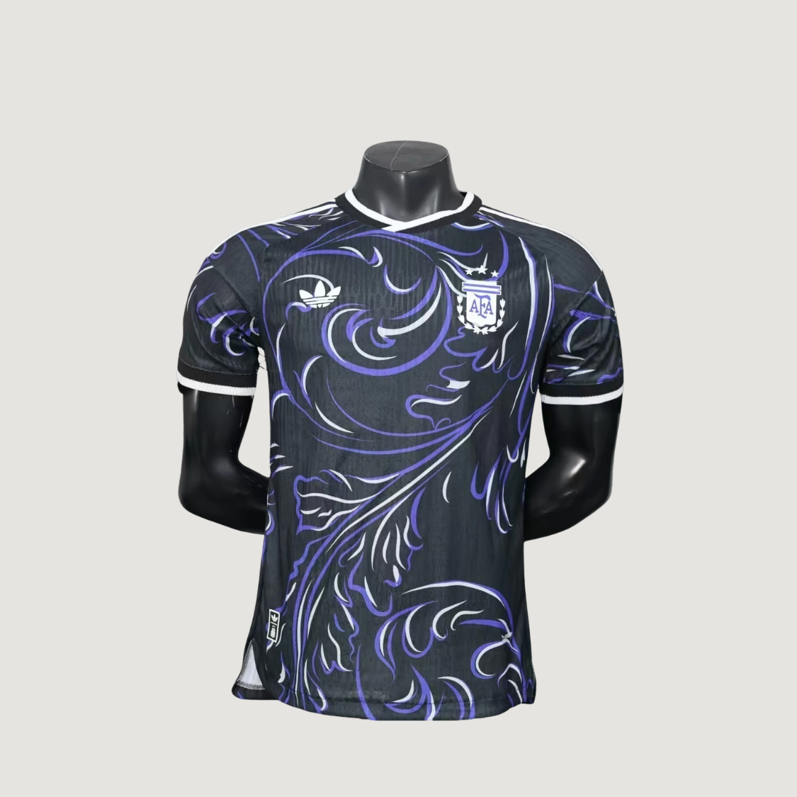 Argentine – Maillot Extérieur Coupe du Monde 2026 – Noir, Violet, Blanc