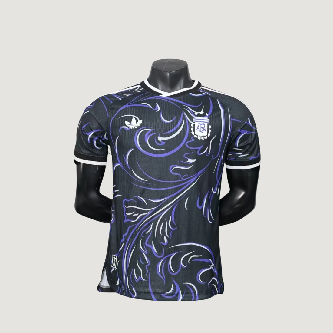 Argentine – Maillot Extérieur Coupe du Monde 2026 – Noir, Violet, Blanc