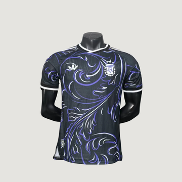 Argentine – Maillot Extérieur Coupe du Monde 2026 – Noir, Violet, Blanc - Covred