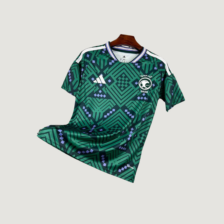 Arabie Saoudite – Maillot Domicile Coupe du Monde 2026 – Vert, Blanc