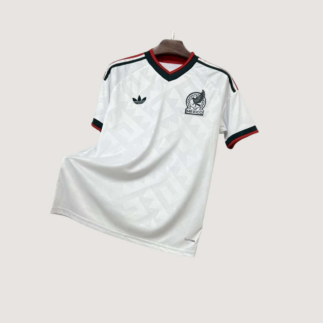 Mexique – Maillot Extérieur Coupe du Monde 2026 – Blanc, Vert, Rouge
