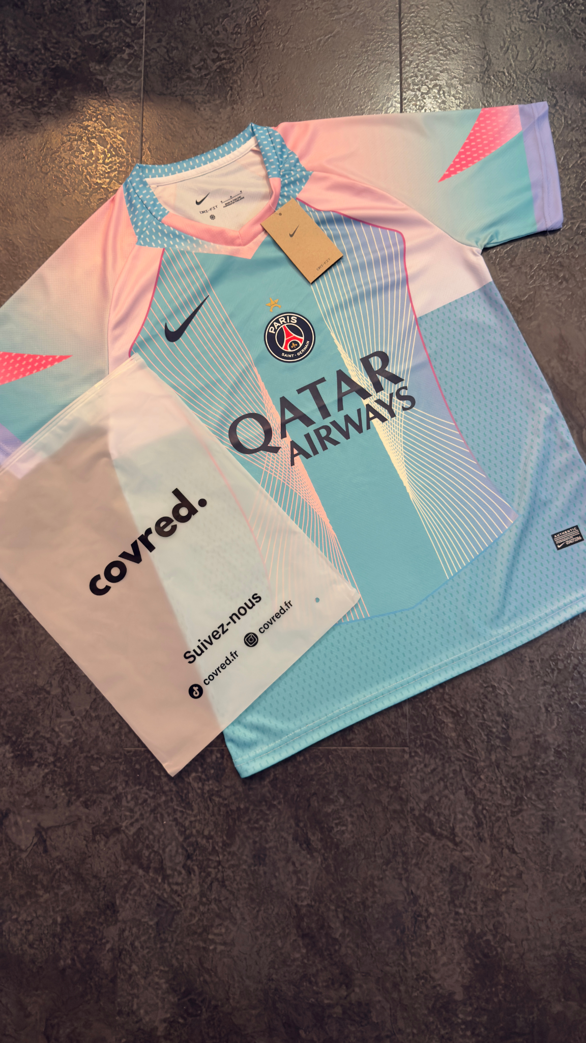 Paris Saint-Germain – Maillot Concept 2025/26 – Bleu pastel - Covred