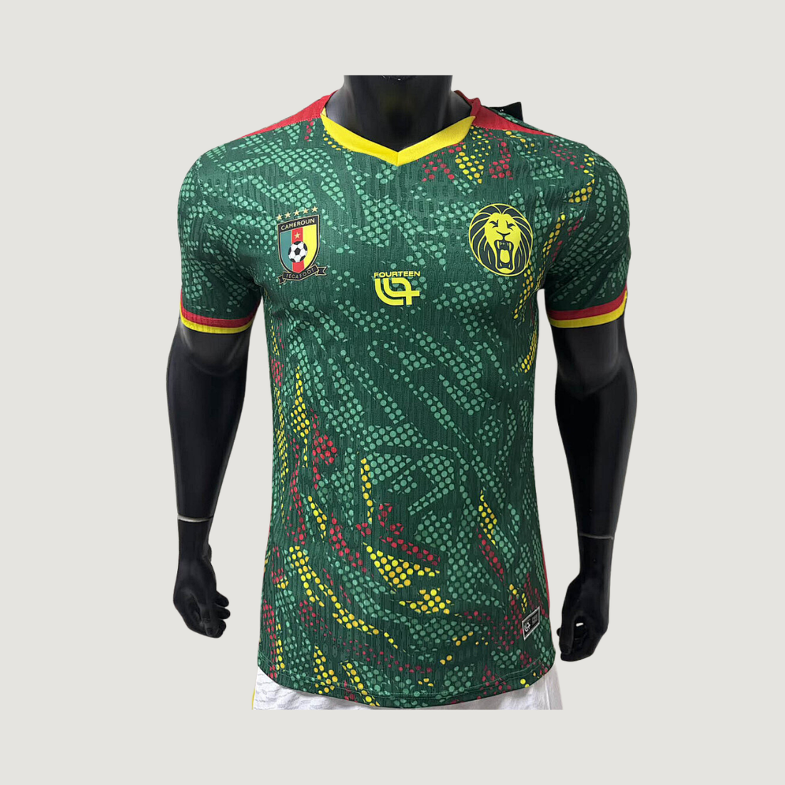 Cameroune – Maillot Domicile Coupe du Monde 2026 – Vert, Jaune, Rouge - Covred