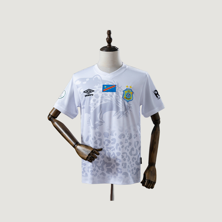 Congo – Maillot Domicile 2026 – Blanc, Gris