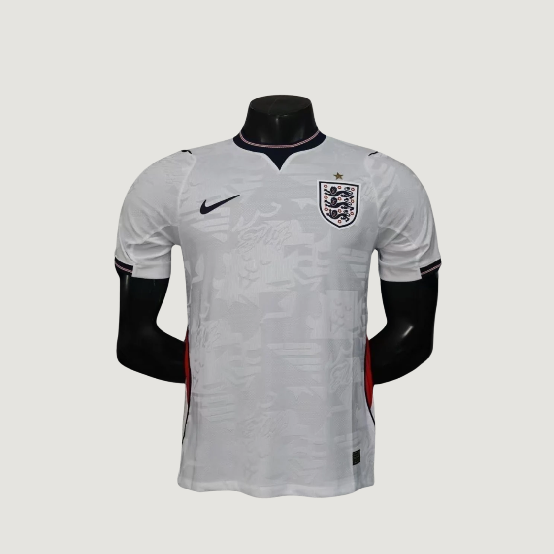 Angleterre – Maillot Coupe du Monde 2026 – Blanc, Bleu marine, Rouge - Covred