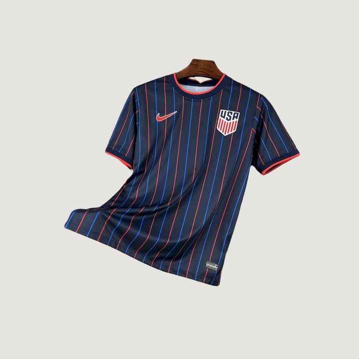 USA – Maillot Extérieur 2025-26 – Bleu marine, Rouge, Blanc