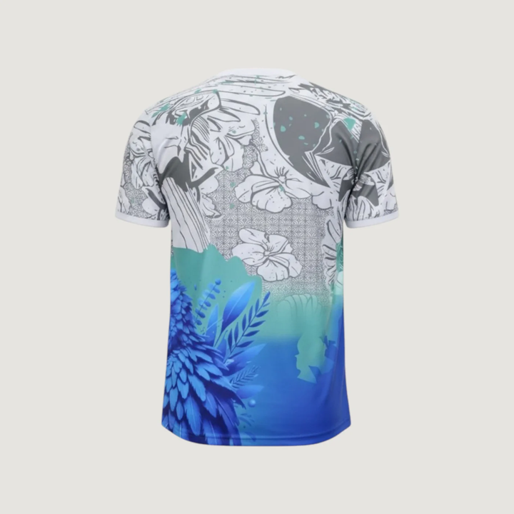 Brésil – Maillot Concept “Perroquet Bleu” 2025/26 – Blanc, Bleu