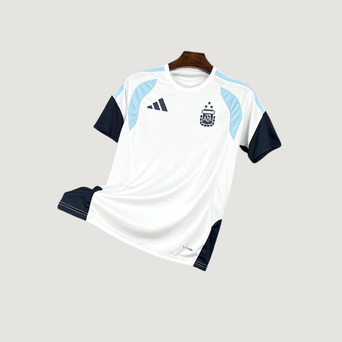 Argentine – Maillot Pré-Match Coupe du Monde 2026 – Blanc, Bleu ciel
