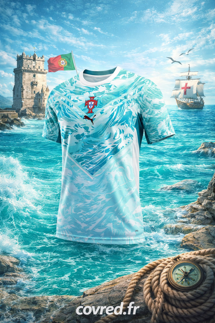 Portugal – Maillot Extérieur 2026 – Vert, Bleu - Covred