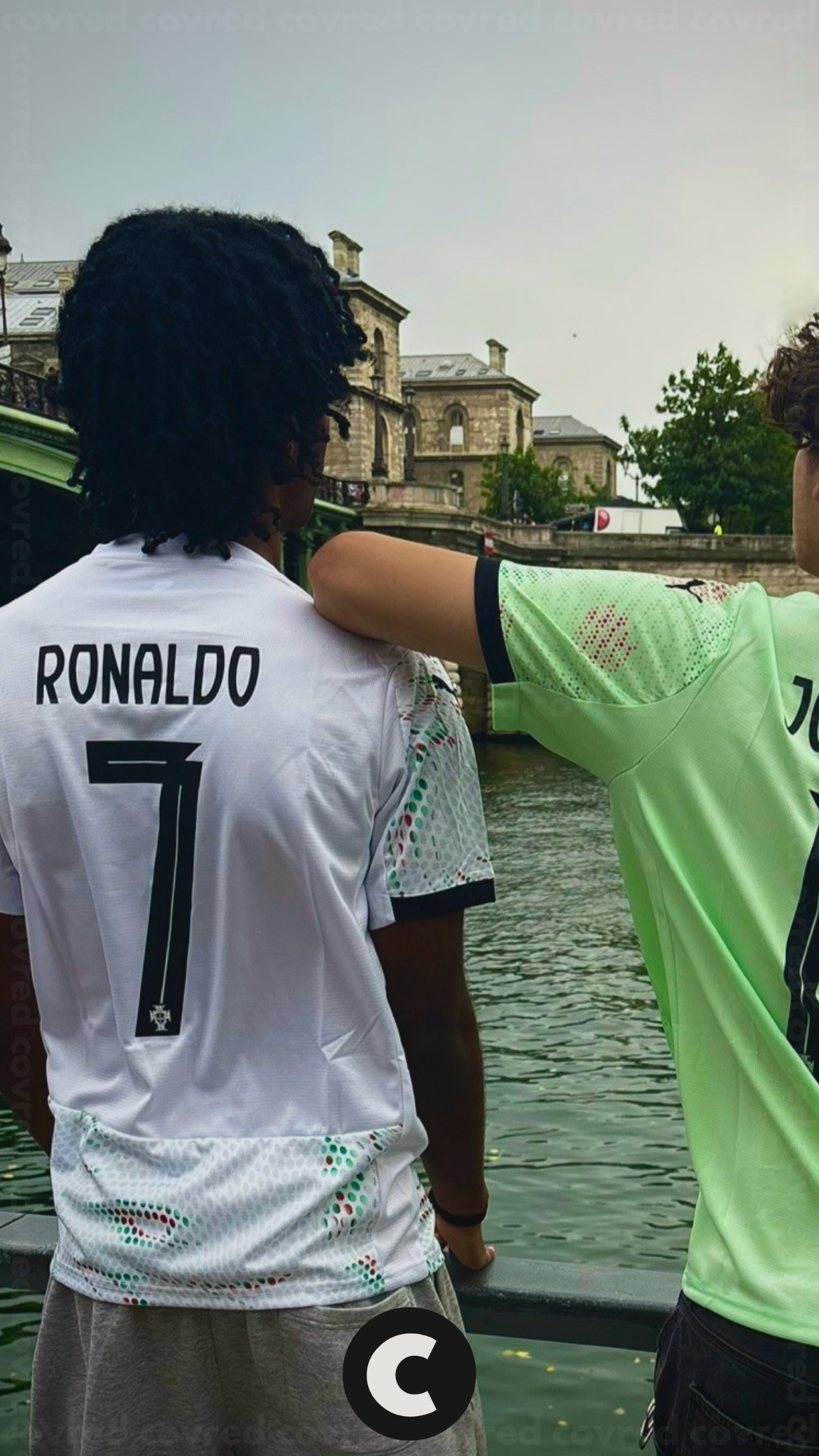 Portugal - Maillot Extérieur 2025 - Blanc,Vert et Noir - Covred