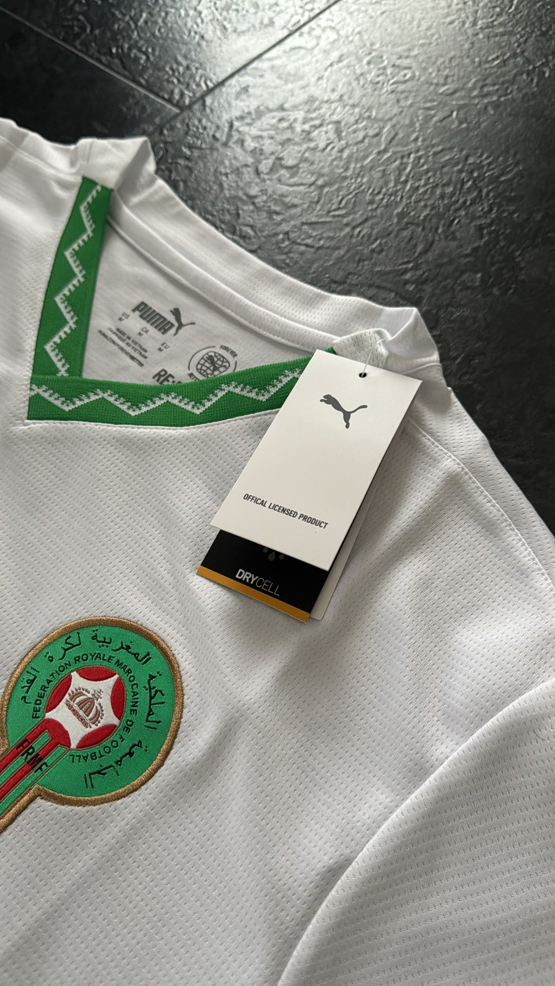 Maroc - Maillot Extérieur 24/25 - Blanc, Vert, Rouge - Covred