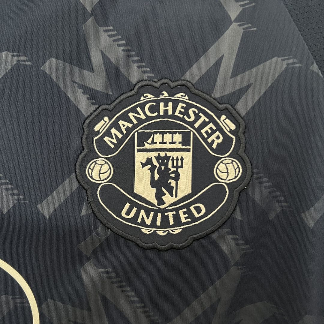 Manchester United - Maillot Extérieur 24/25 - Bleu Marine - Covred