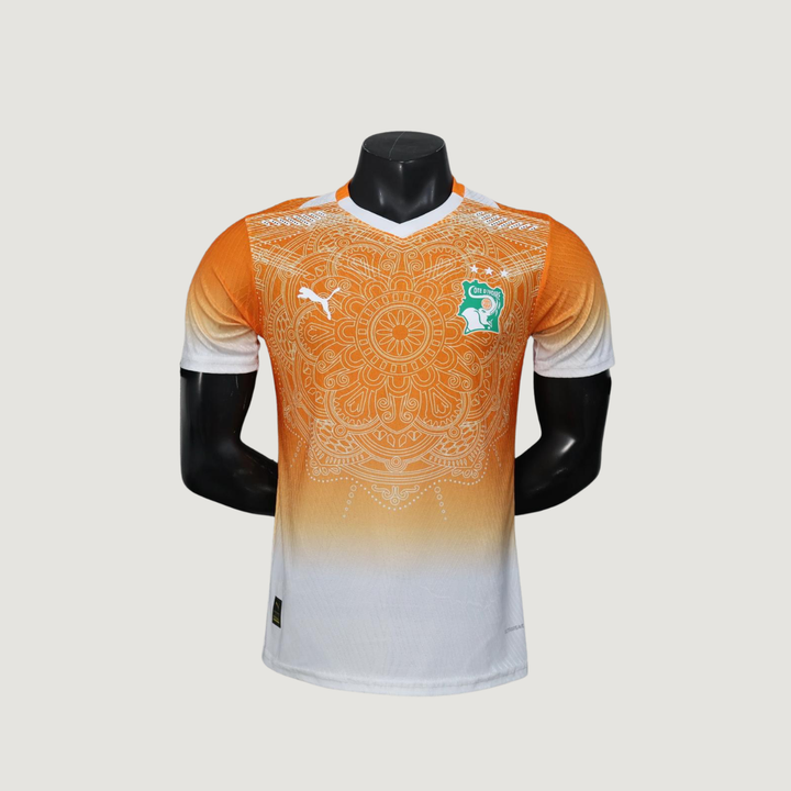 Côte d’Ivoire – Maillot Concept 2026 – Orange, Blanc