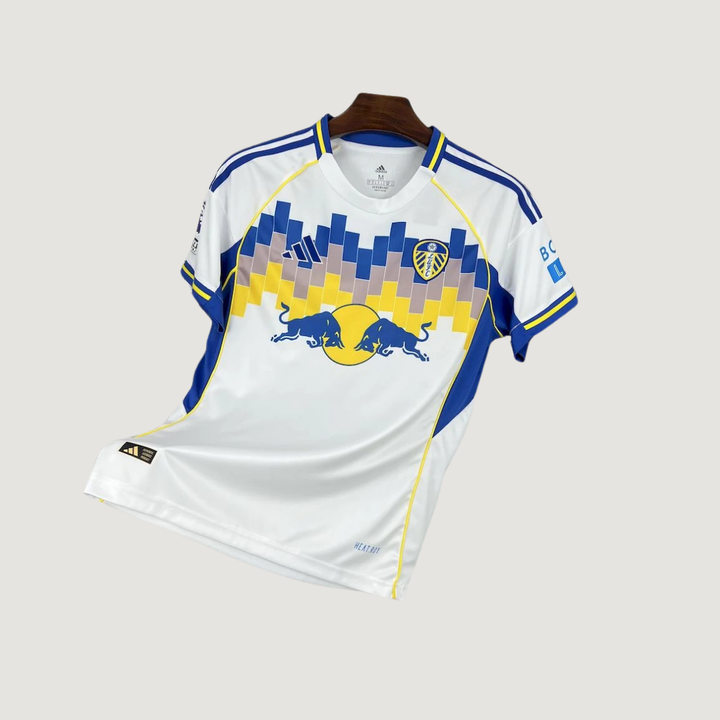 Leeds United – Maillot Domicile 2025/26 – Blanc, Bleu - Covred