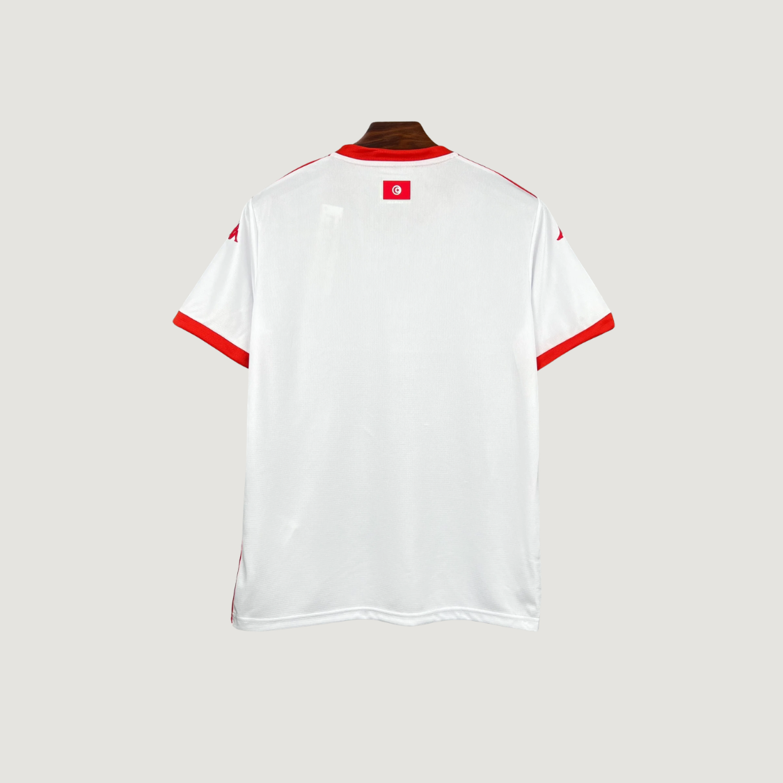 Tunisie – Maillot Extérieur Coupe du Monde 2026 – Blanc, Rouge, Gris