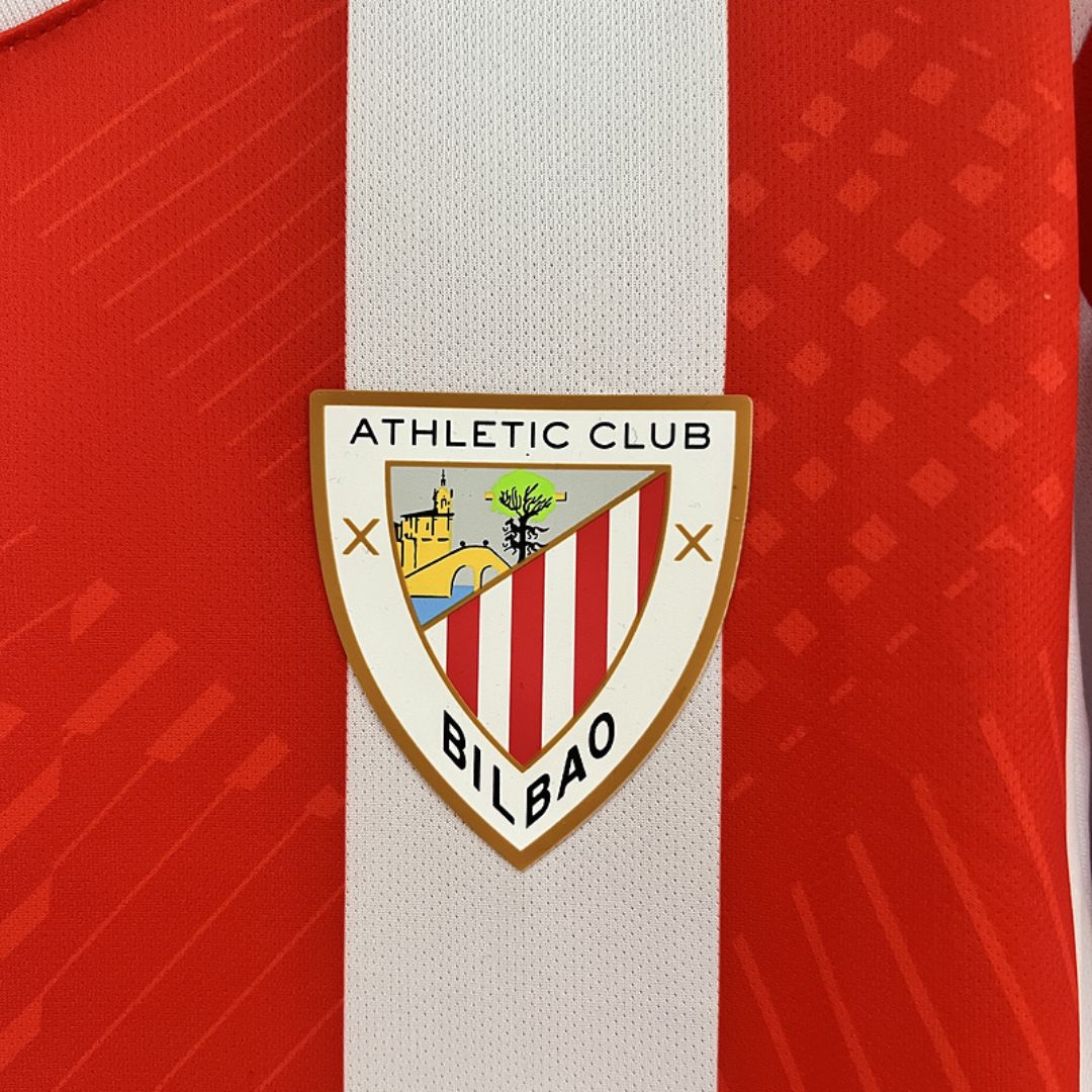 Athletic Bilbao - Maillot Domicile 24/25 - Rouge, Blanc - Covred