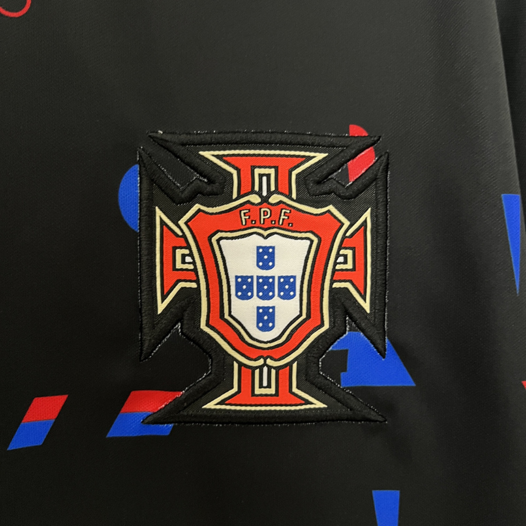 Portugal - Maillot Entrainement 24/25 - Noir ( Fan ) - Covred