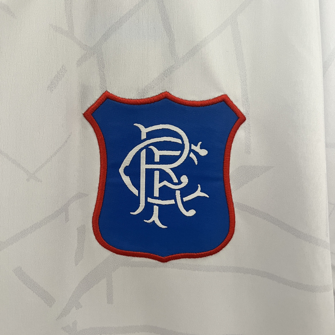 Rangers - Maillot Exterieur 24/25 - Blanc,Bleu ( Fan ) - Covred