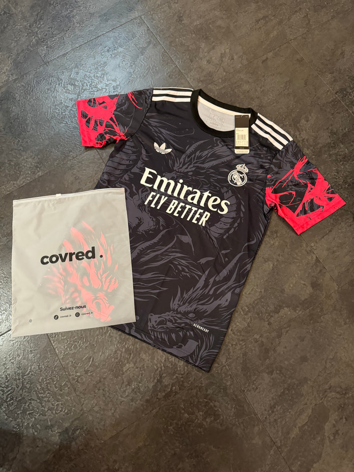 Real Madrid - Maillot concept - Dragons Noir, Rouge - Covred