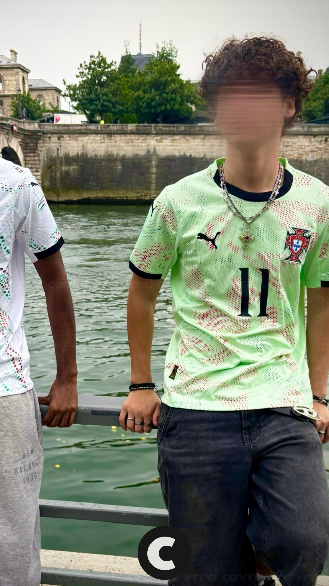 Portugal – Maillot Extérieur 2025  – Vert Menthe & Détails Noir - Covred
