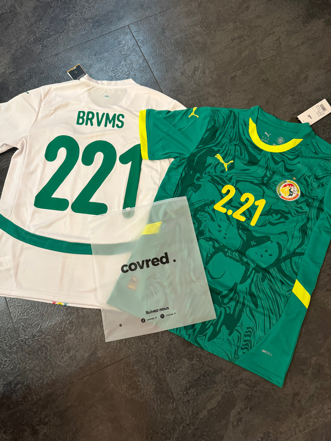 Sénégal - Maillot Extérieur 24/25 - Vert, Jaune - Covred