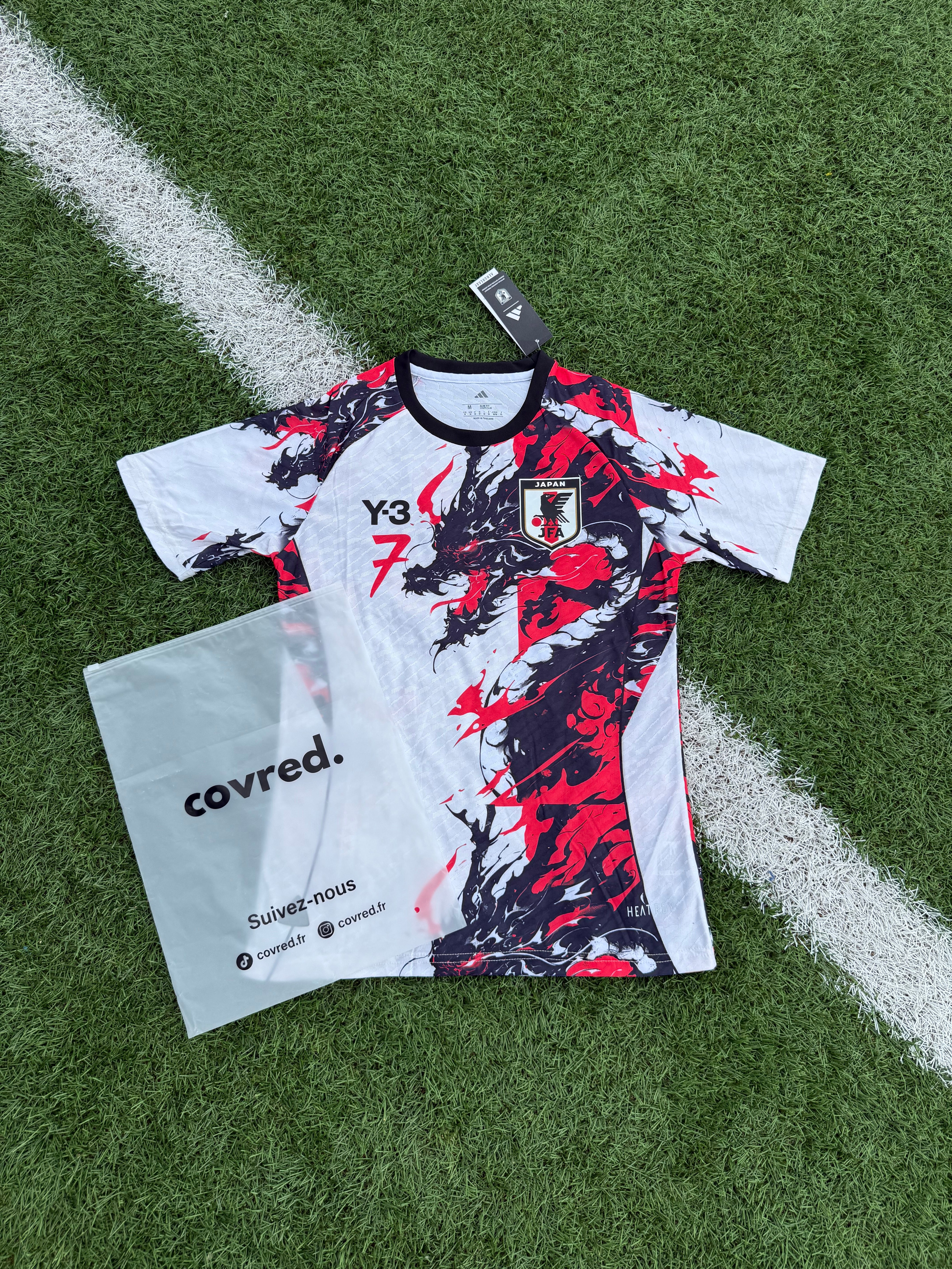 Japon – Maillot Concept 2026 – Blanc, Rouge, Noir - Covred