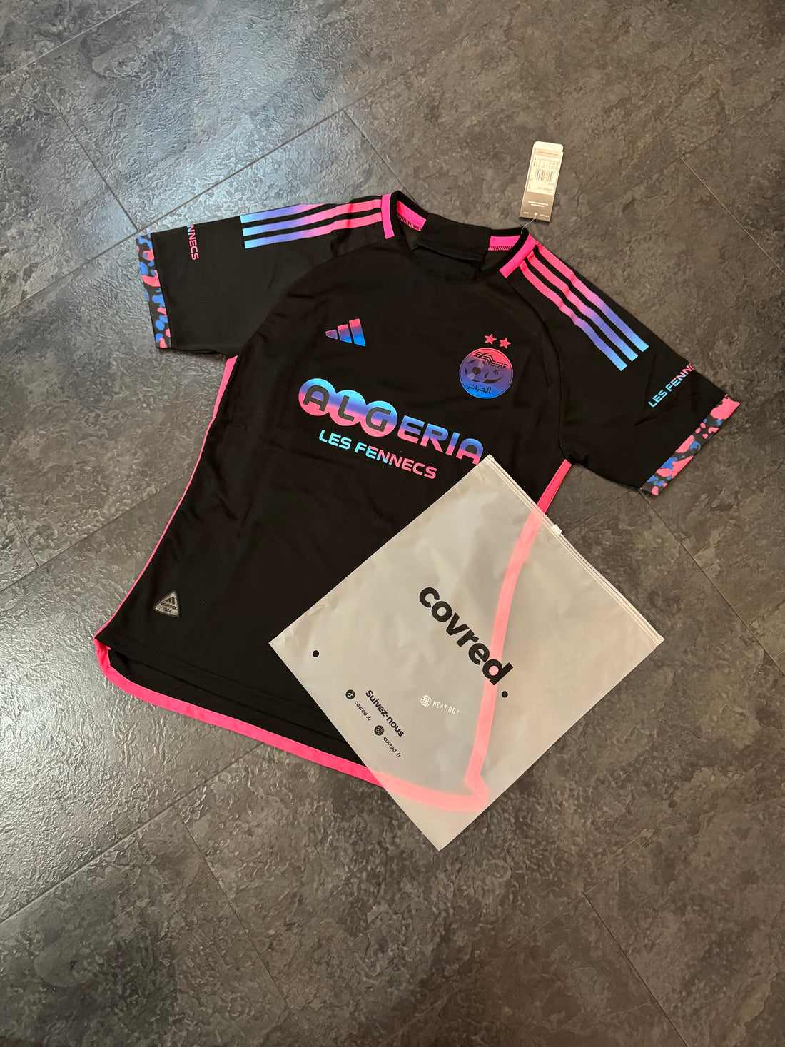 Algérie - Maillot Concept - Noir, Rose, Bleu - Covred