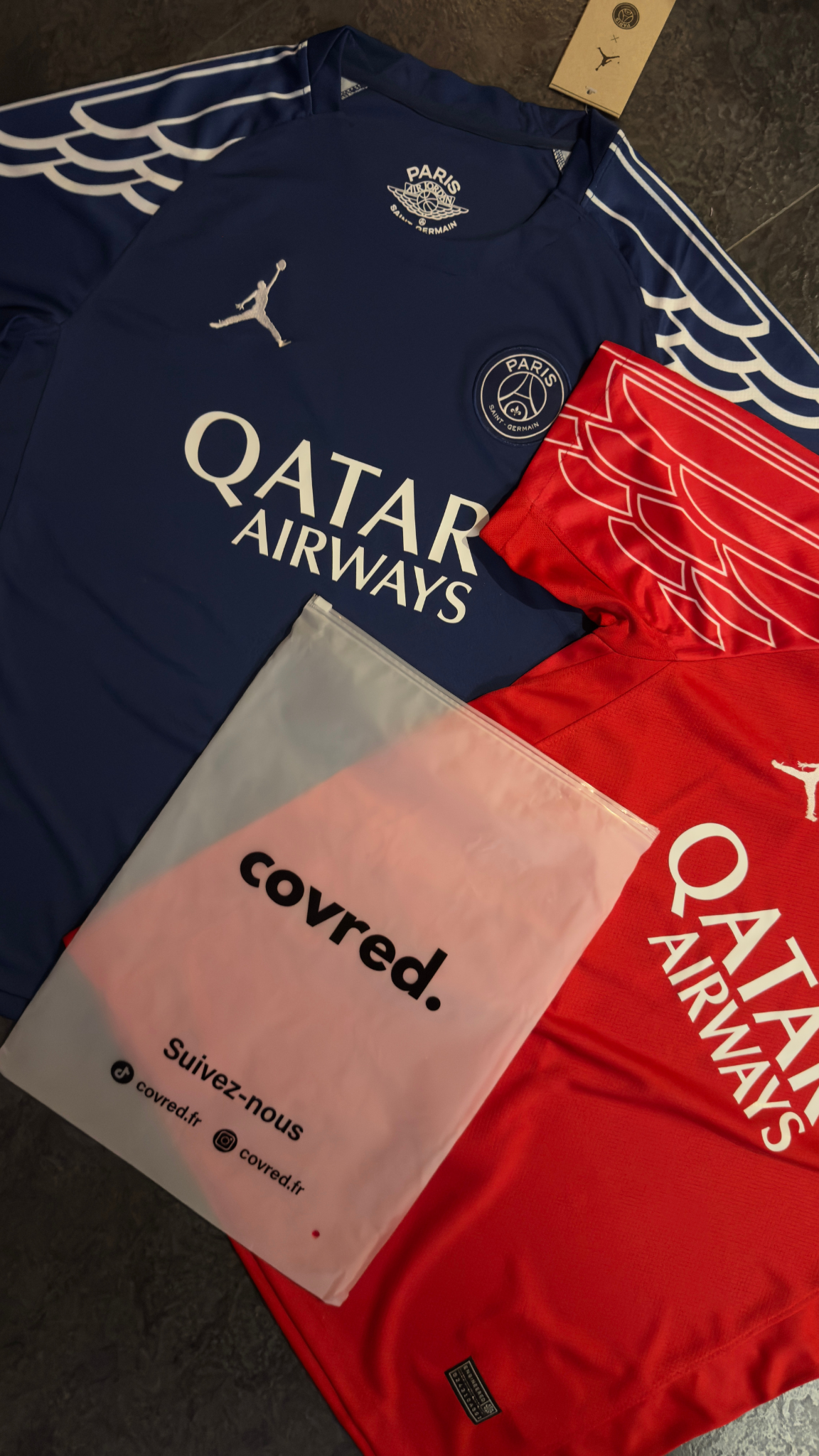 Paris Saint-Germain ( PSG ) - Quatrième maillot 24/25 - Bleu - Covred