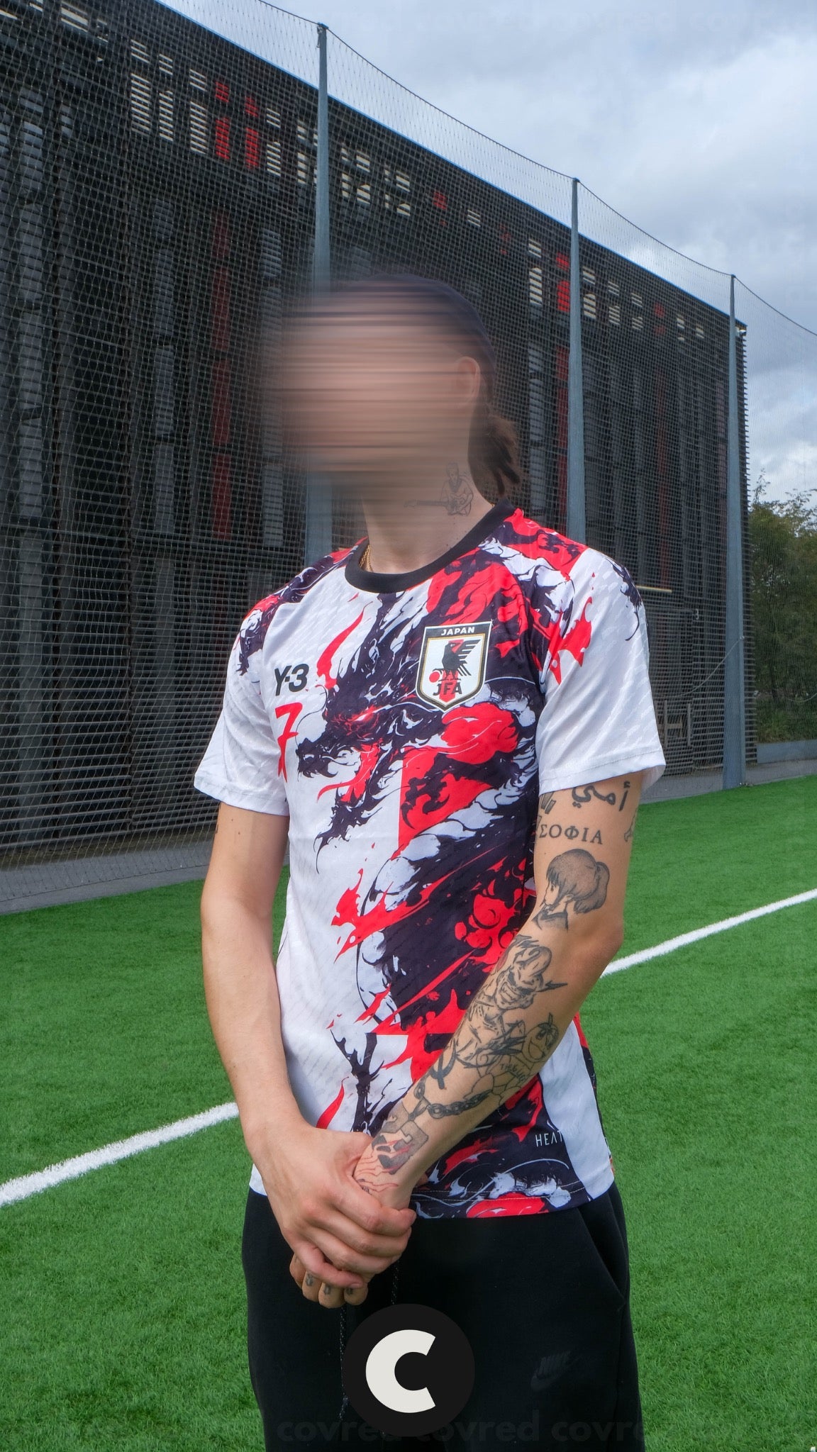 Japon – Maillot Concept 2026 – Blanc, Rouge, Noir - Covred