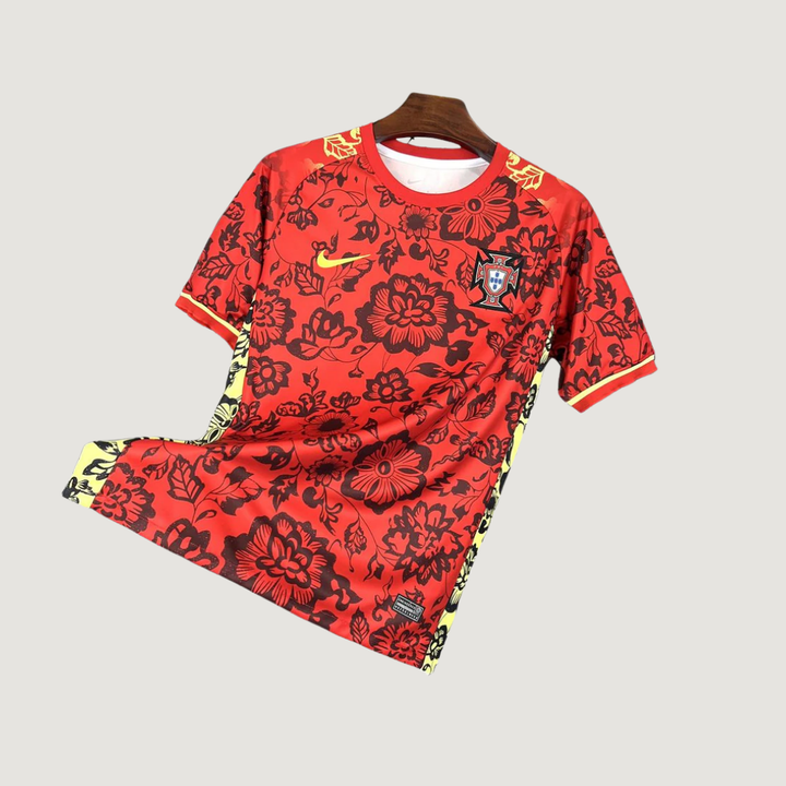 Portugal – Maillot Concept Fleurs 2025/26 – Rouge - Covred