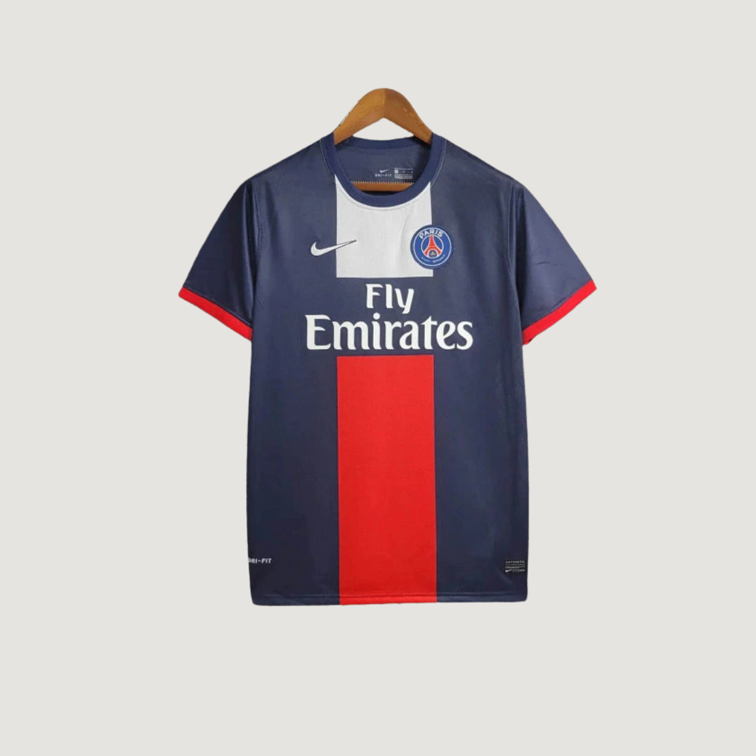Paris Saint-Germain – Maillot Domicile 2013/14 – Bleu Marine, Rouge (Rétro) - Covred