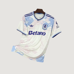 Aston Villa – Maillot Third 2025/26 – Blanc Pastel