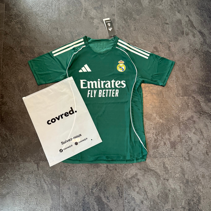 Real Madrid – Maillot Concept 2025/26 – Vert Émeraude - Covred