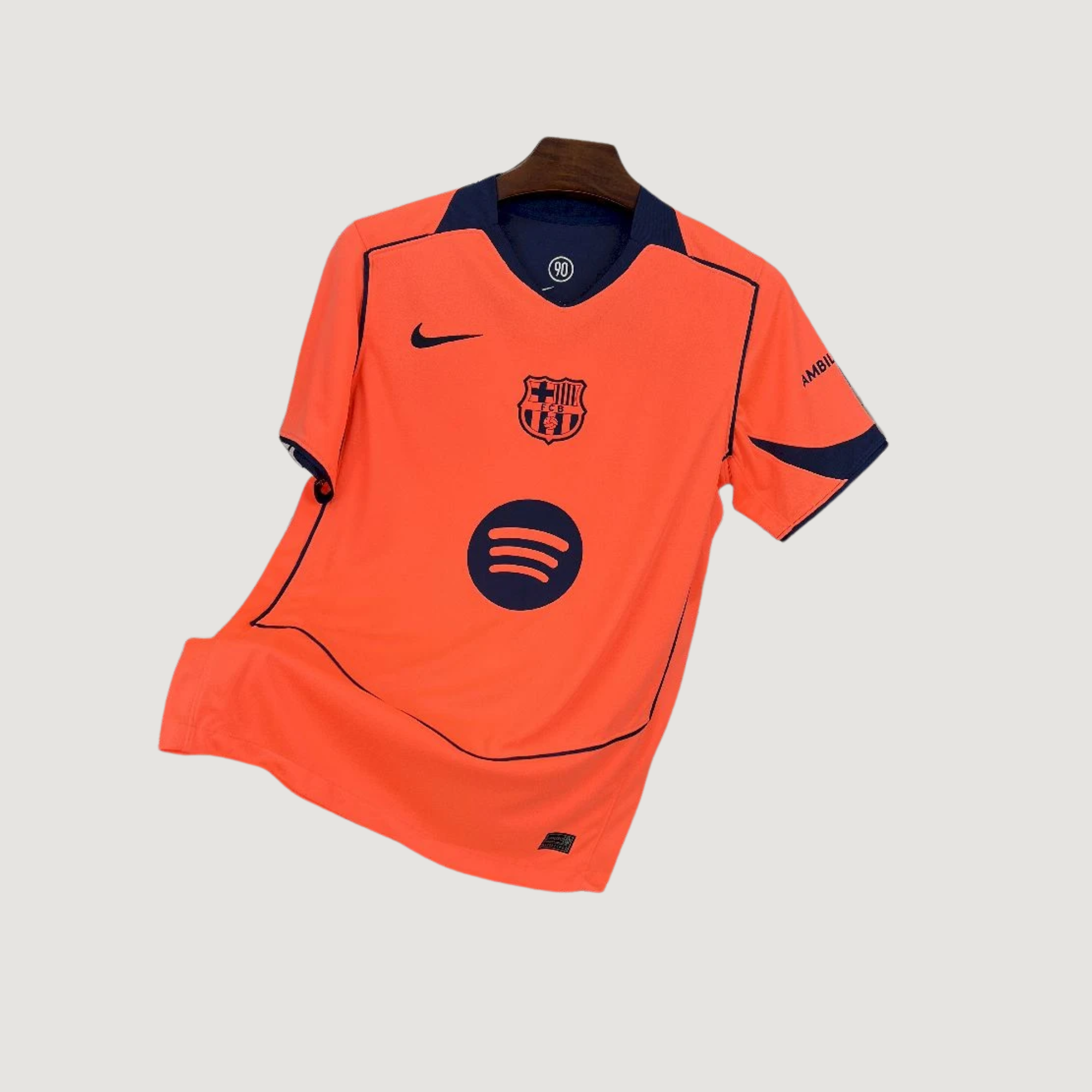 FC Barcelone – Maillot Third 25/26 – Orange, Marine - Covred