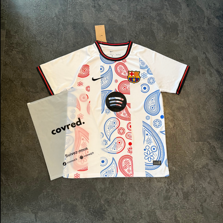 FC Barcelone – Maillot Concept 2025/26 – Blanc, Rouge, Bleu - Covred