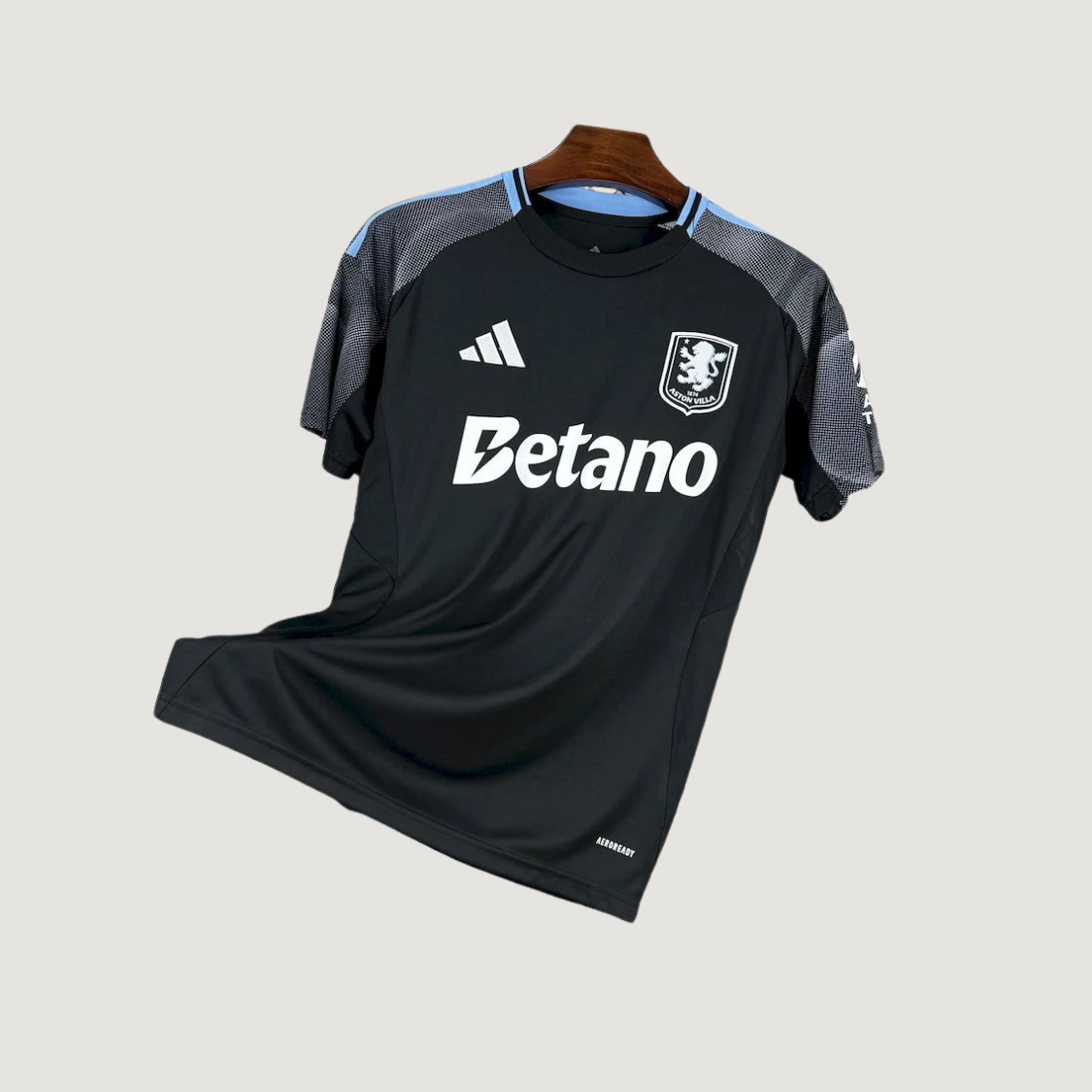 Aston Villa – Maillot Extérieur 2025/26 – Noir, Gris - Covred
