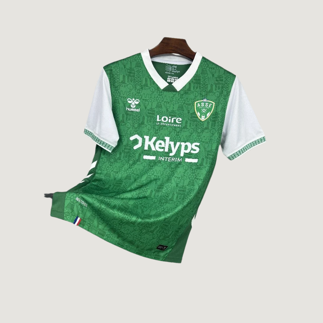 AS Saint-Étienne – Maillot Domicile 2025/26 – Vert,Blanc - Covred