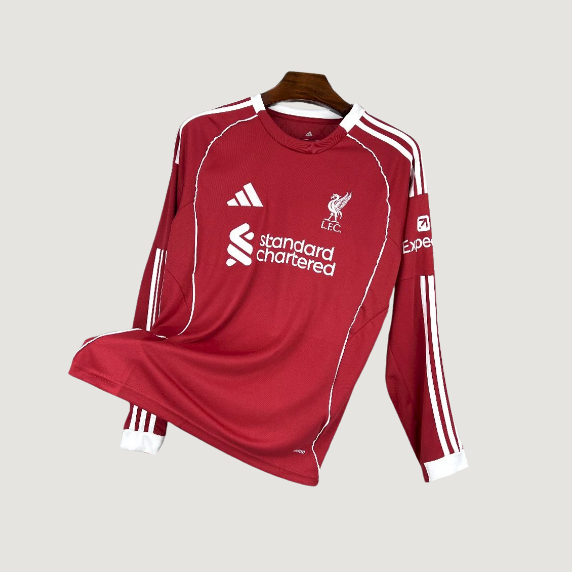 Liverpool – Maillot Domicile 25/26 Manches Longues – Rouge - Covred