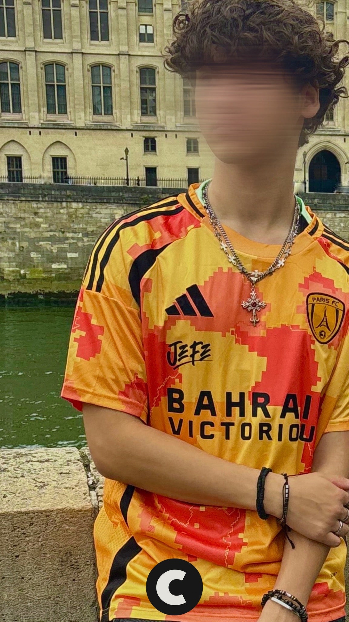 Paris FC - Maillot Ninho 2025 – Orange - Covred