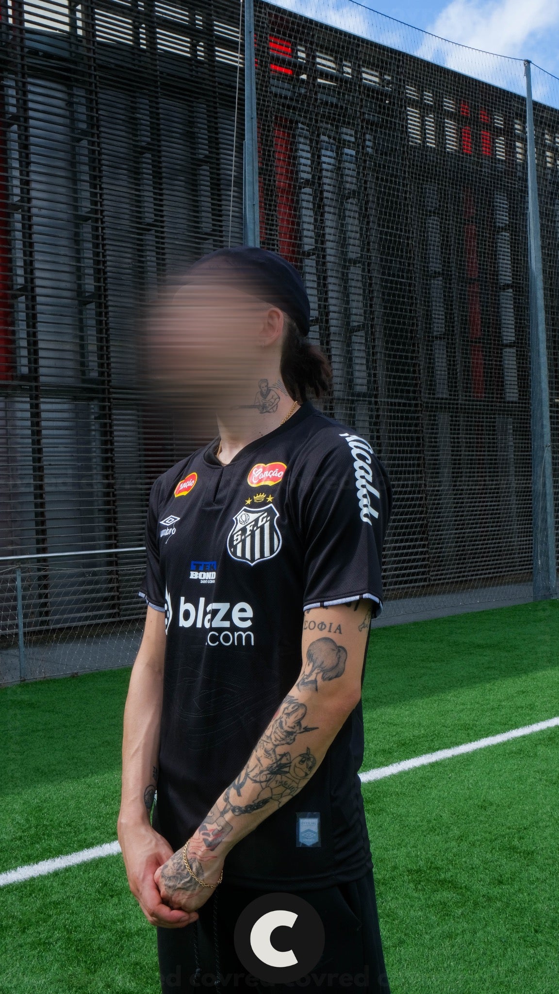 Santos FC – Maillot Extérieur 2012 – Noir - Covred