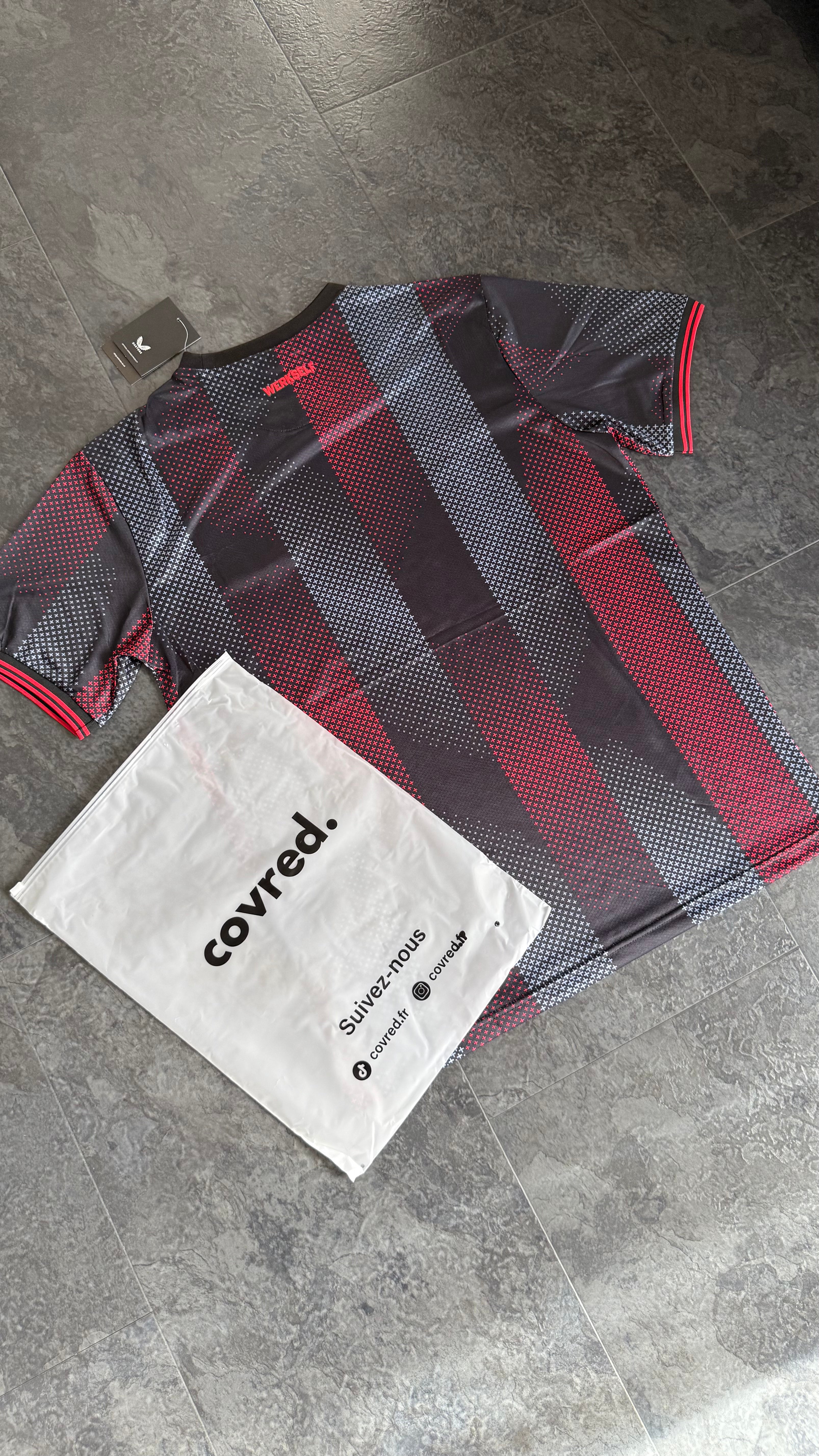 Bayer Leverkusen – Maillot Domicile 2025/26 – Noir, Rouge - Covred