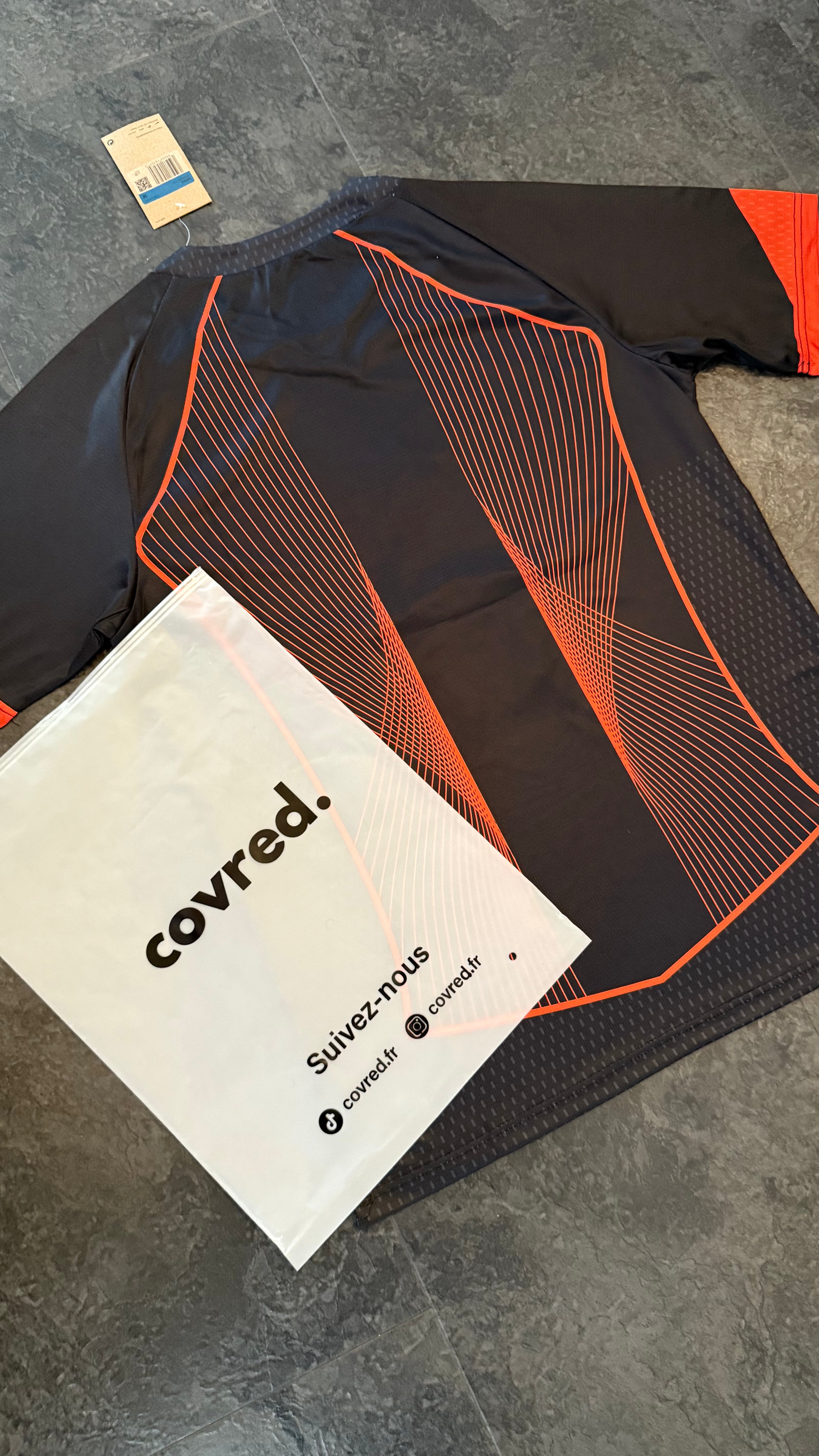 FC Barcelone – Maillot Concept 2025/2026 – Noir, Orange - Covred