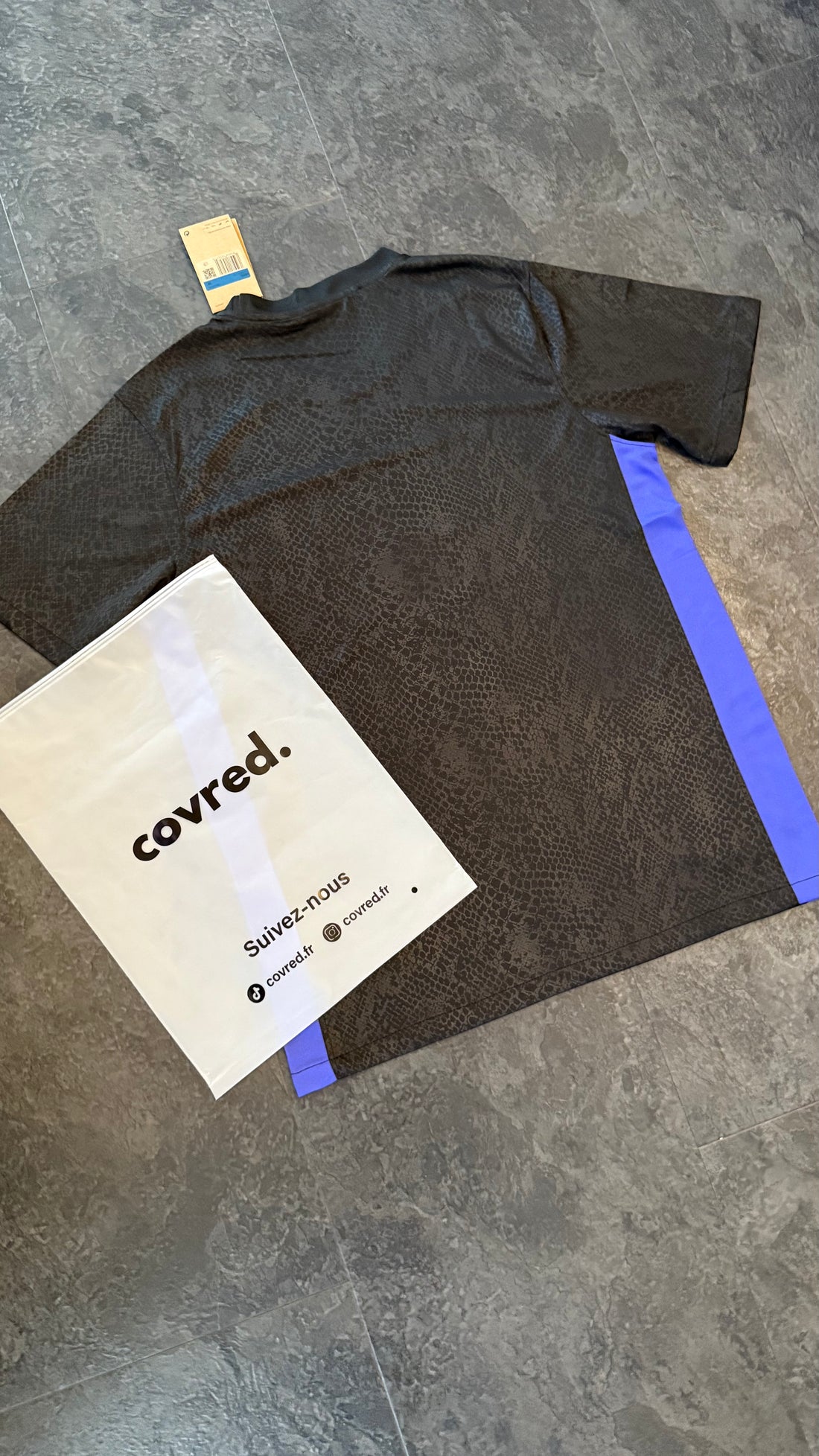 FC Barcelone – Maillot Entraînement 2025/26 – Noir - Covred
