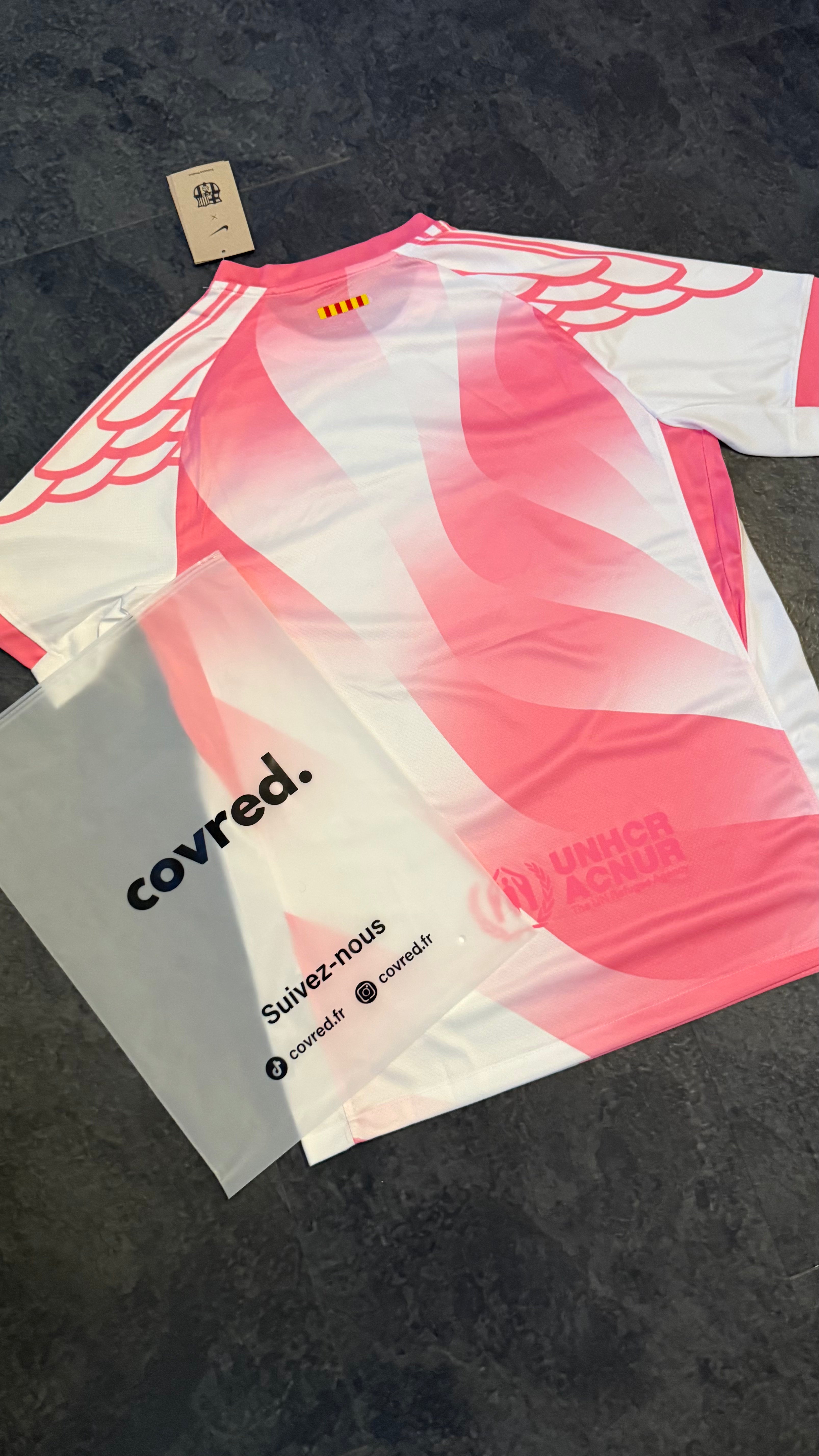 FC Barcelone – Maillot Concept 2025/26 – Rose, Blanc - Covred