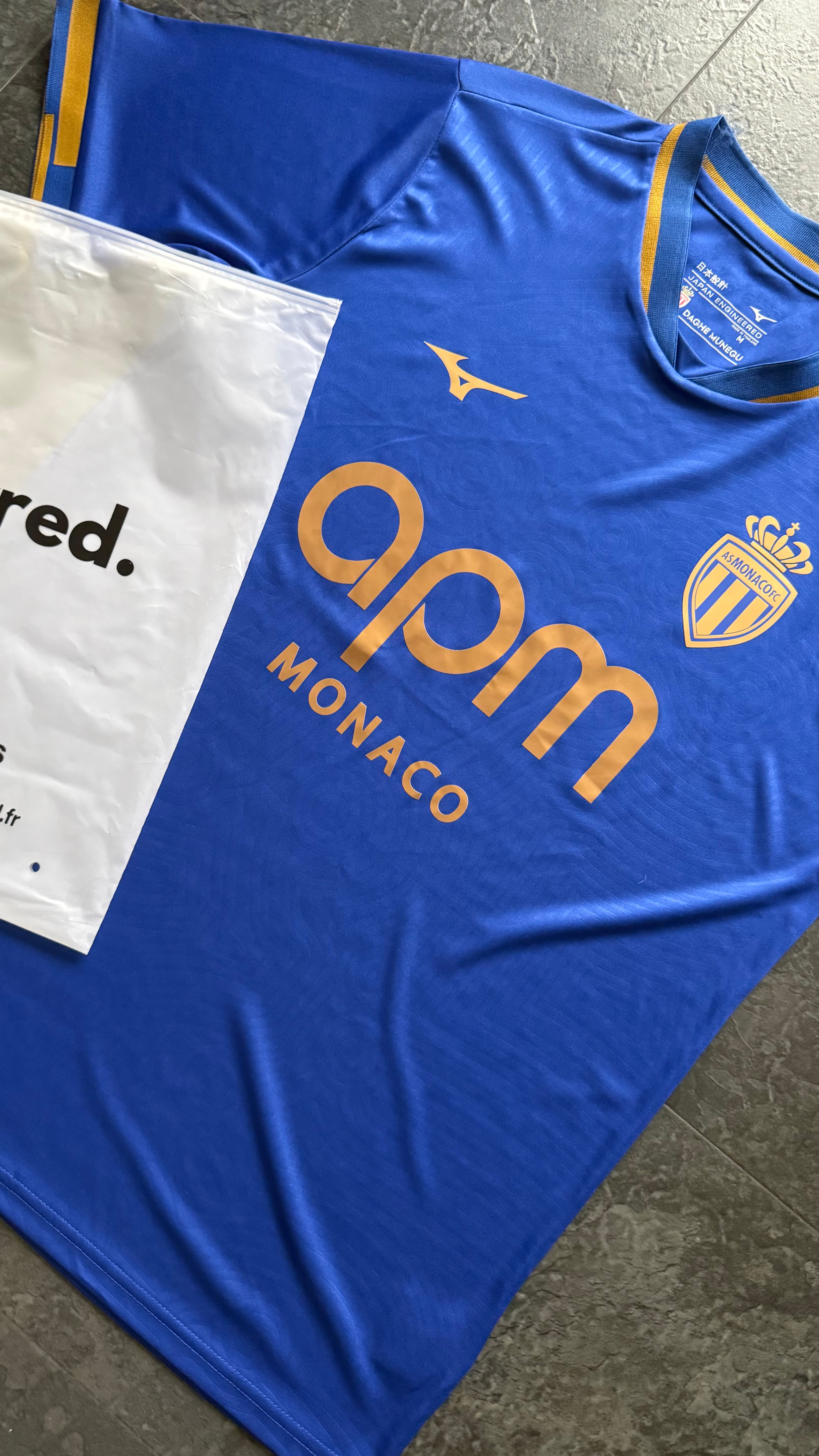 AS Monaco – Maillot Extérieur 25/26 – Bleu - Covred