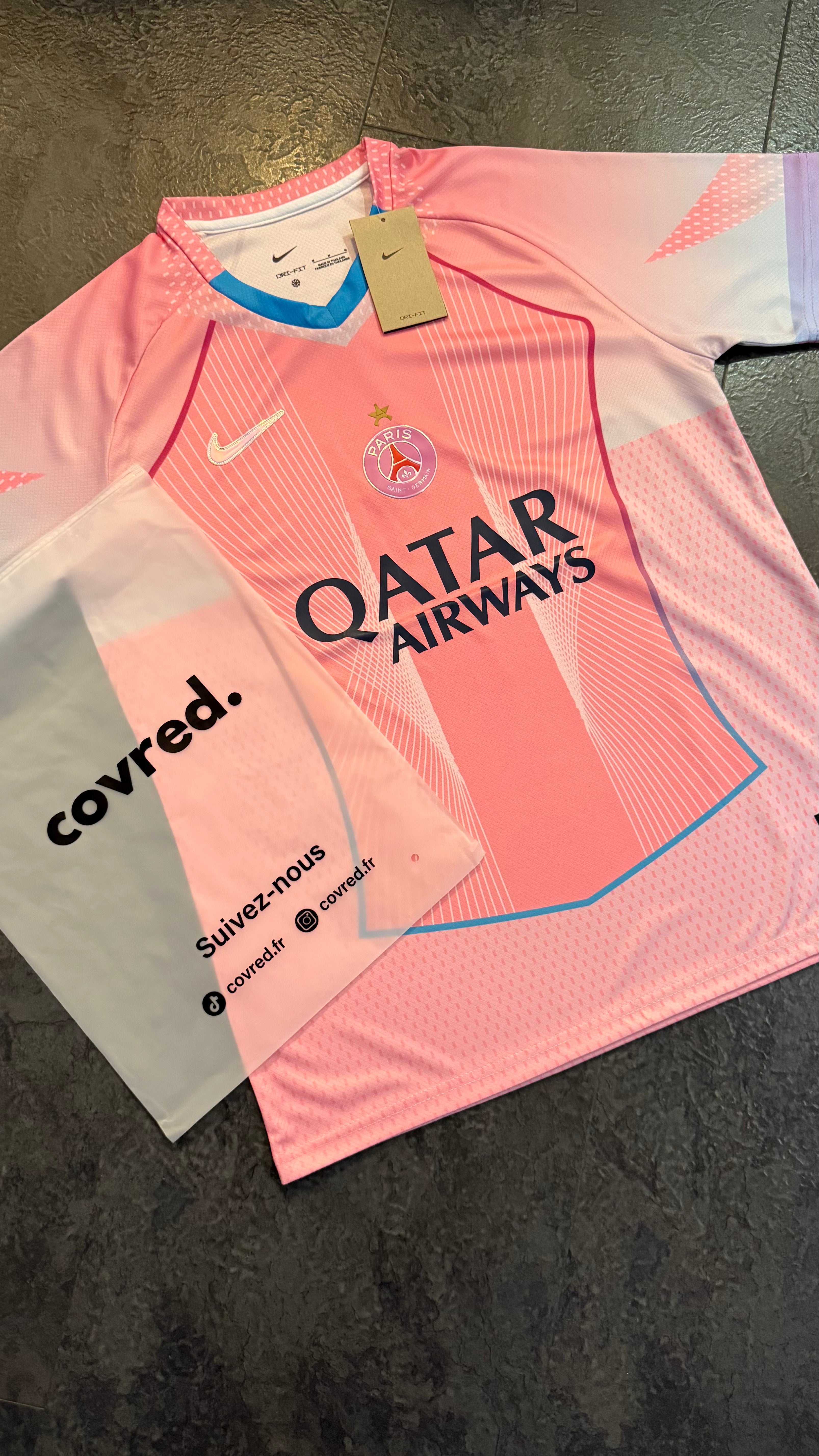 Paris Saint-Germain – Maillot Concept 2025/26 – Rose pastel - Covred