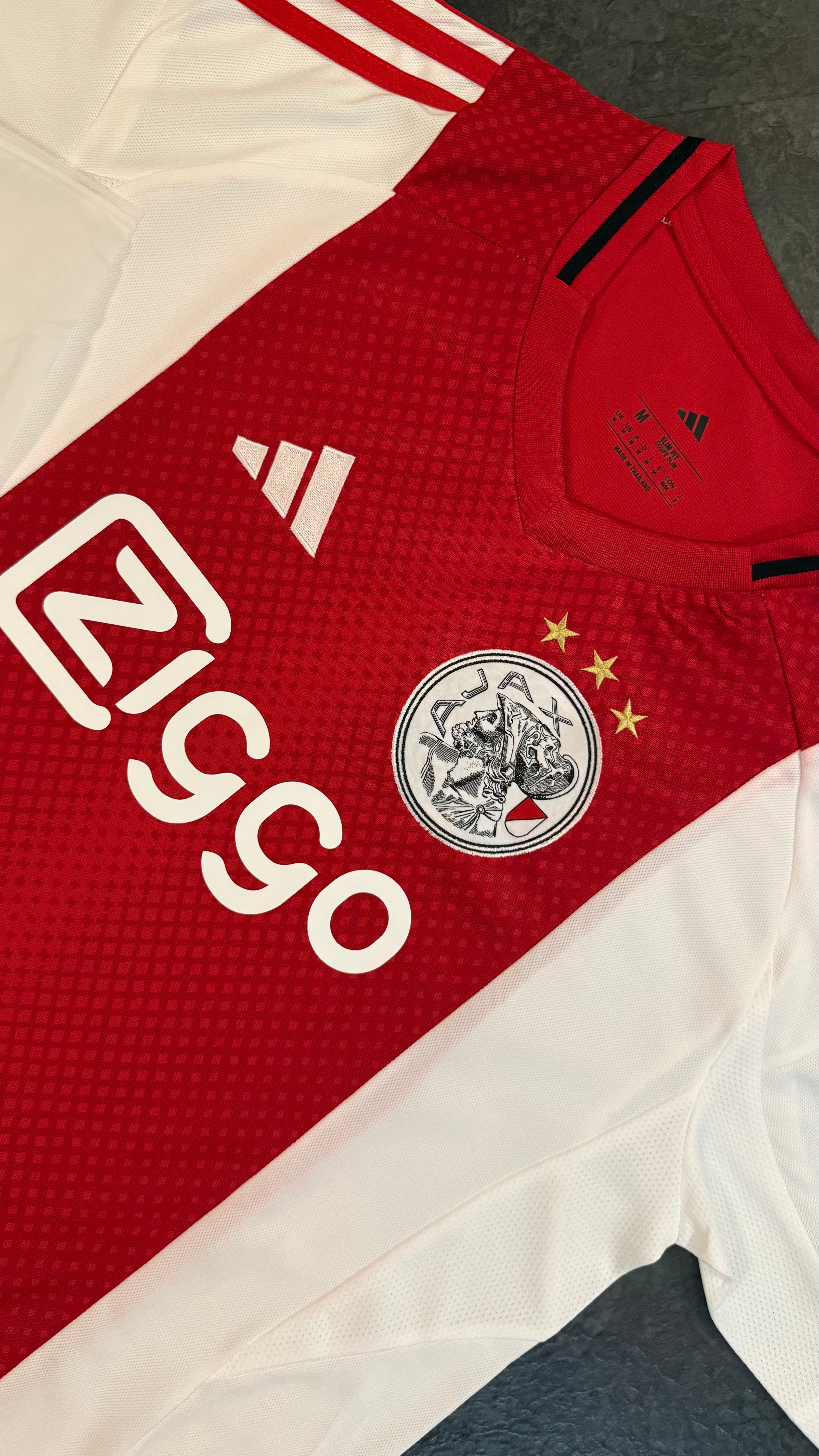 Ajax Amsterdam – Maillot Domicile 2025/26 – Rouge, Blanc - Covred