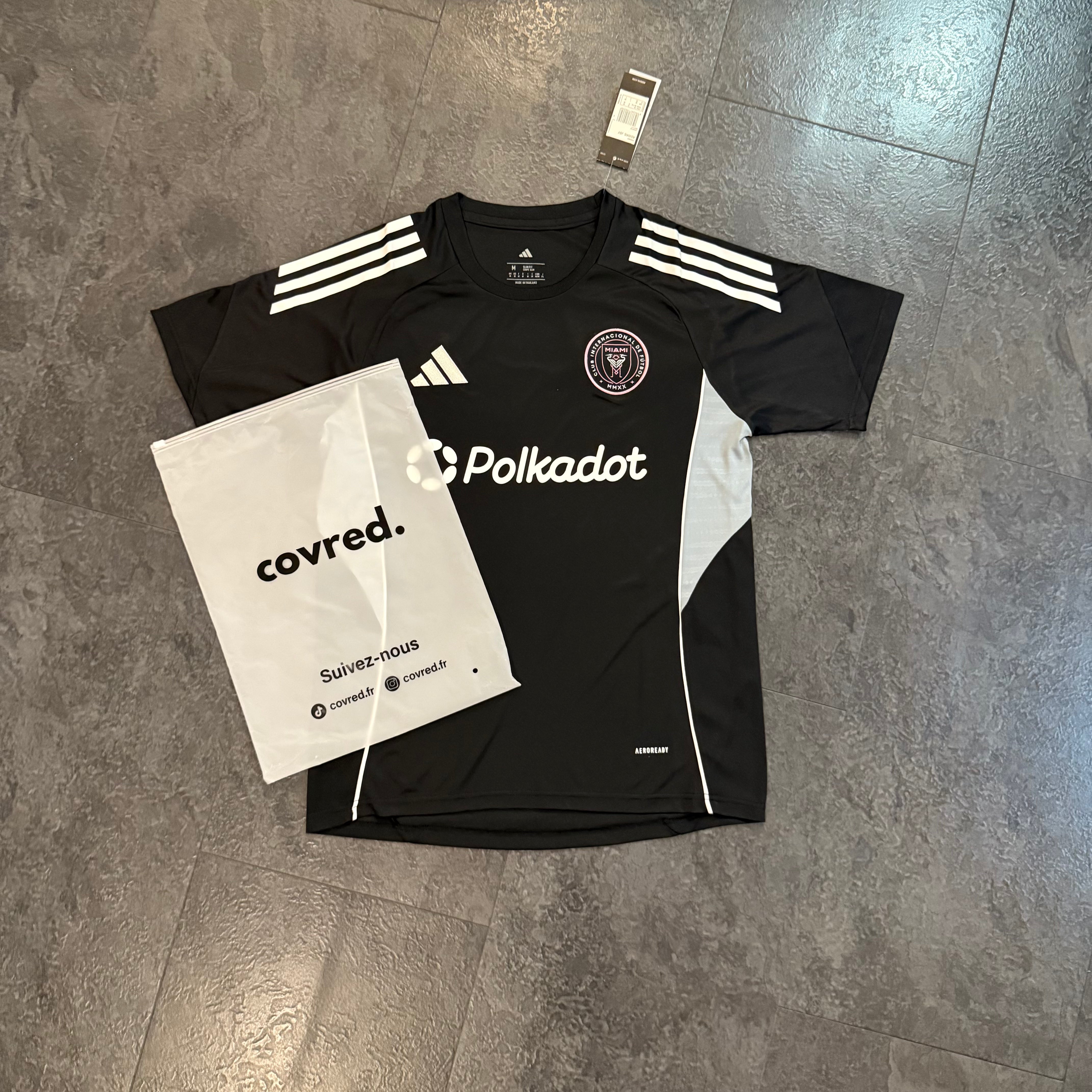 Inter Miami – Maillot d’Entraînement 2025/26 – Noir, Gris - Covred